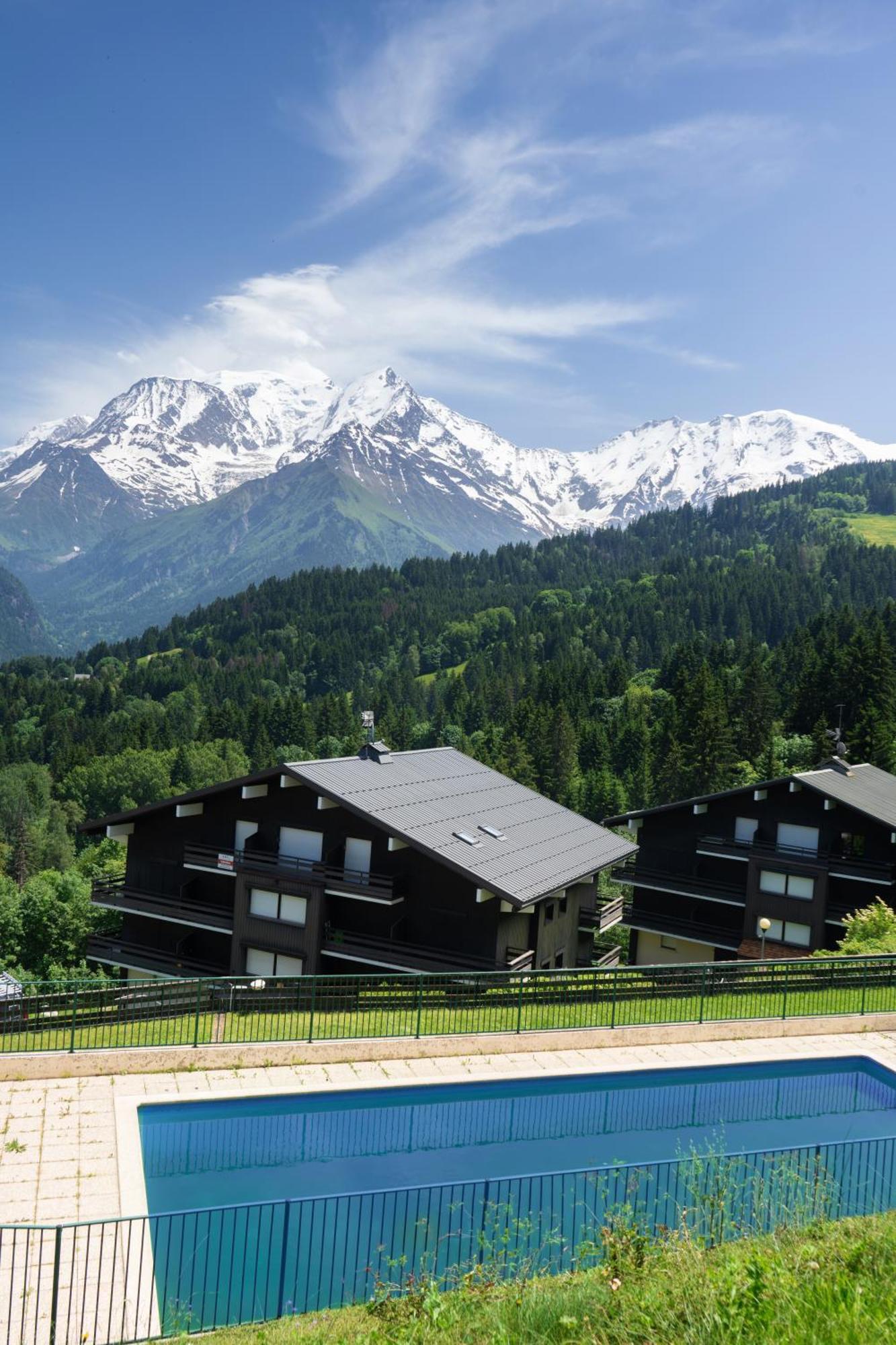 Studio Cabine Au Loup Blanc Avec Vue Mont Blanc Saint-Gervais-les-Bains Zewnętrze zdjęcie